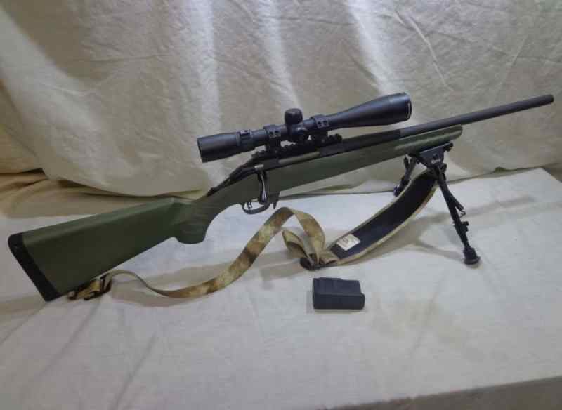 Ruger American, .308, OD Green, w/Accessories