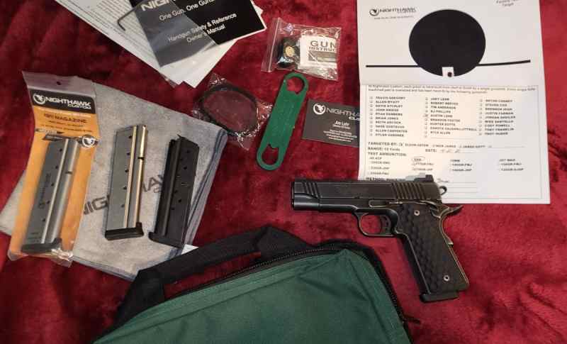 Nighthawk GRP Bob Marvel like new 1911 commander 