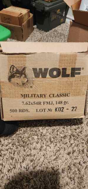 7.62x54r Wolf Military Classic 