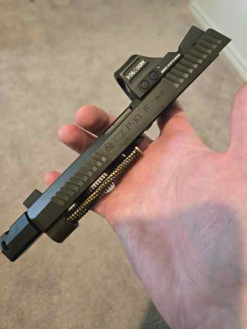 CZ P10F slide, comp, nagazines