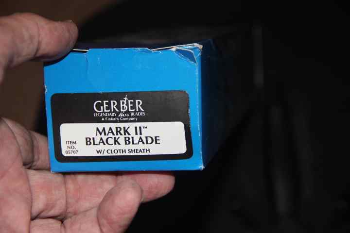 Gerber Mark II Black Knife