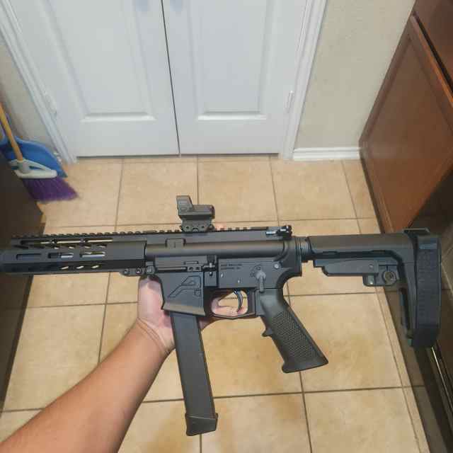 Aero 9mm ar with brace for trade for prodigy