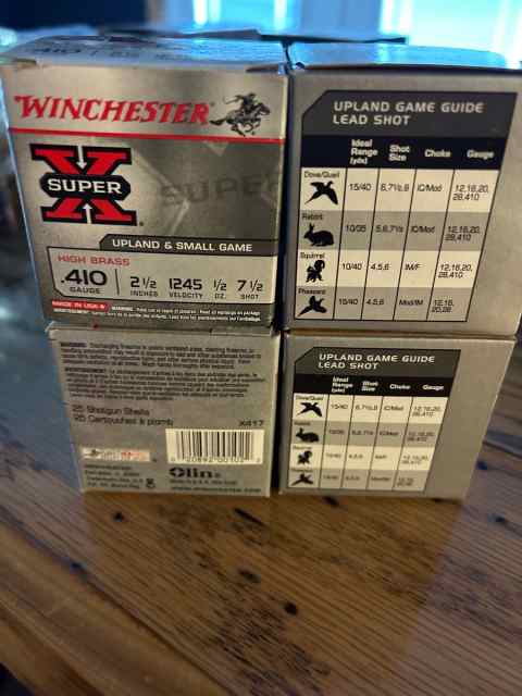 Super X .410 gauge shotgun ammo