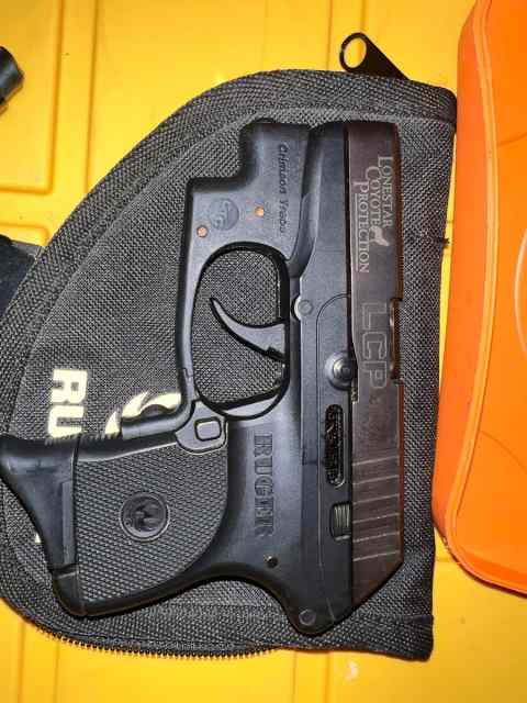 Ruger LCP Lonestar Coyote Protection with laser